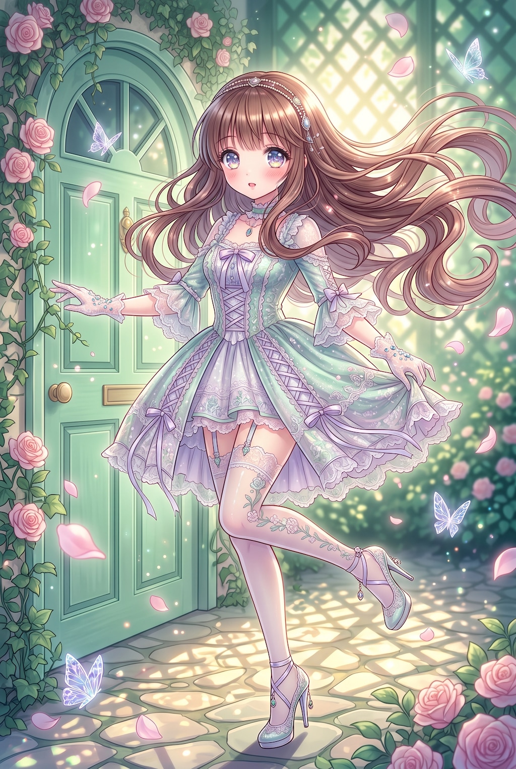 花夢の緑庭幻想