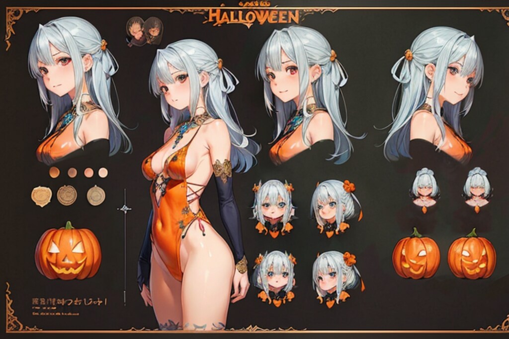 ハロウィン当日の仮装衣装案