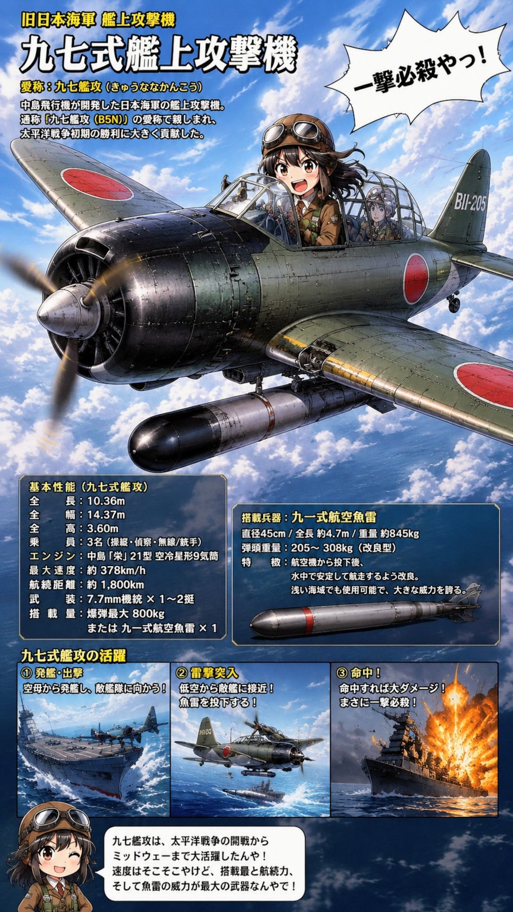 九七式艦攻お姉やん💥
