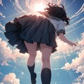 空飛ぶ少女 5枚目