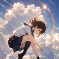 空飛ぶ少女 6枚目