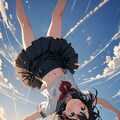 空飛ぶ少女 9枚目