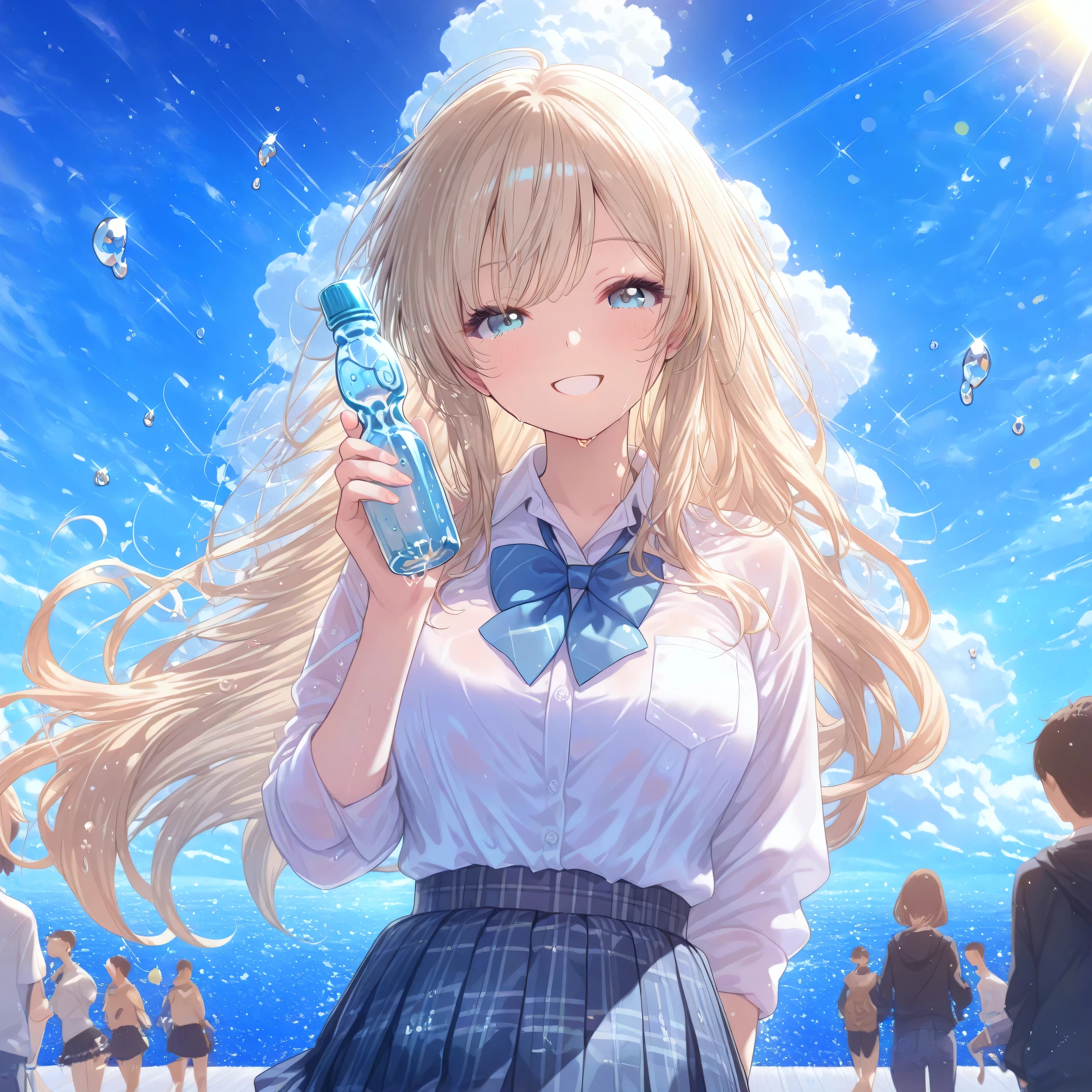 夏空とラムネと笑顔！✨ | の人気AIイラスト・グラビア