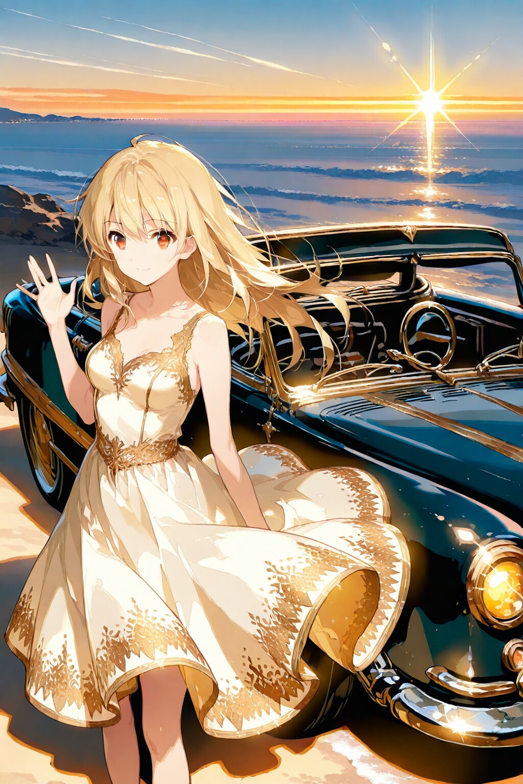 夜明けのドライブ | の人気AIイラスト・グラビア