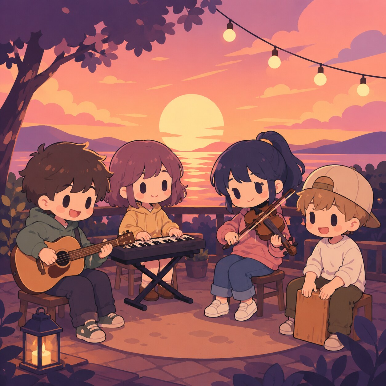 サンセットロンド | の人気AIイラスト・グラビア