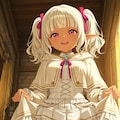 エルフちゃんのファンタジー衣装でたくしあげ 4枚目