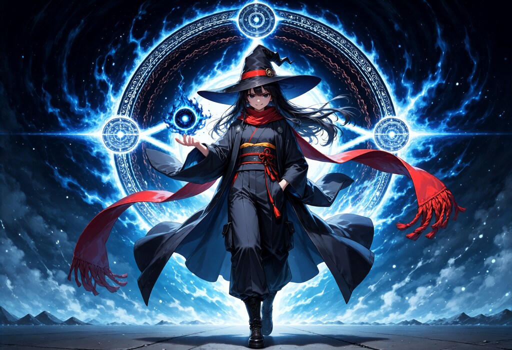暗黒魔法と魔女さん