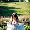花畑のウエディング 11枚目