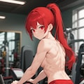 ジムサイクルに乗る 6枚目