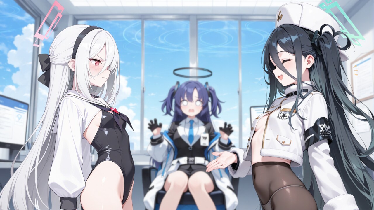 ブルアカ×NIKKE過酷な衣装バトル