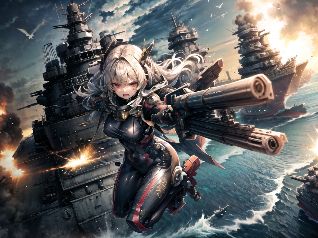 戦艦vsメカ娘