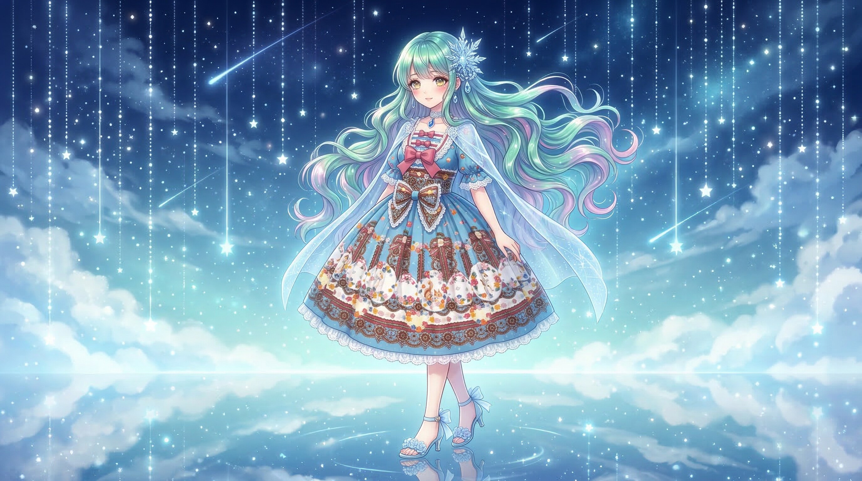 星雫の蒼穹 | の人気AIイラスト・グラビア