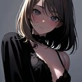 黒い下着が似合う女性 4枚目
