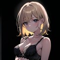 黒い下着が似合う女性 2枚目
