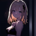 黒い下着が似合う女性 3枚目