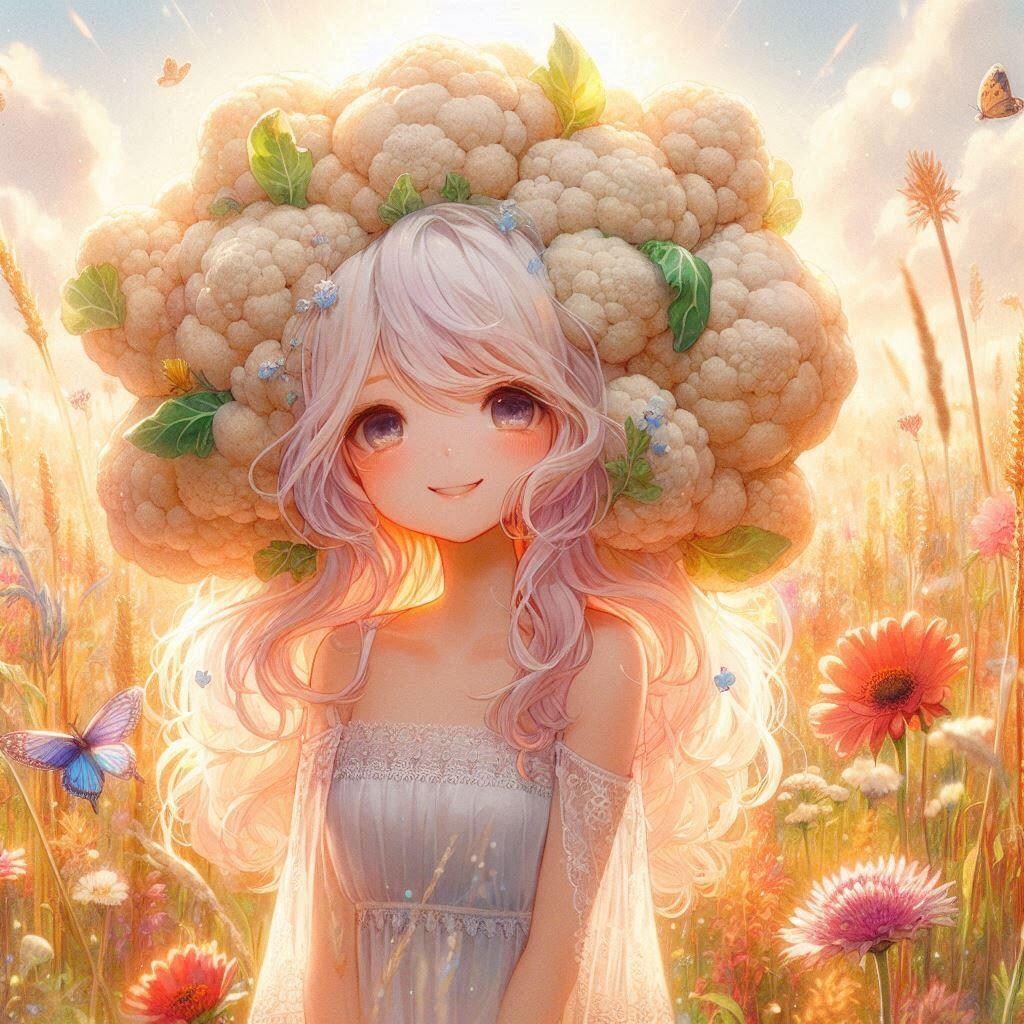 トマトちゃんとお花畑