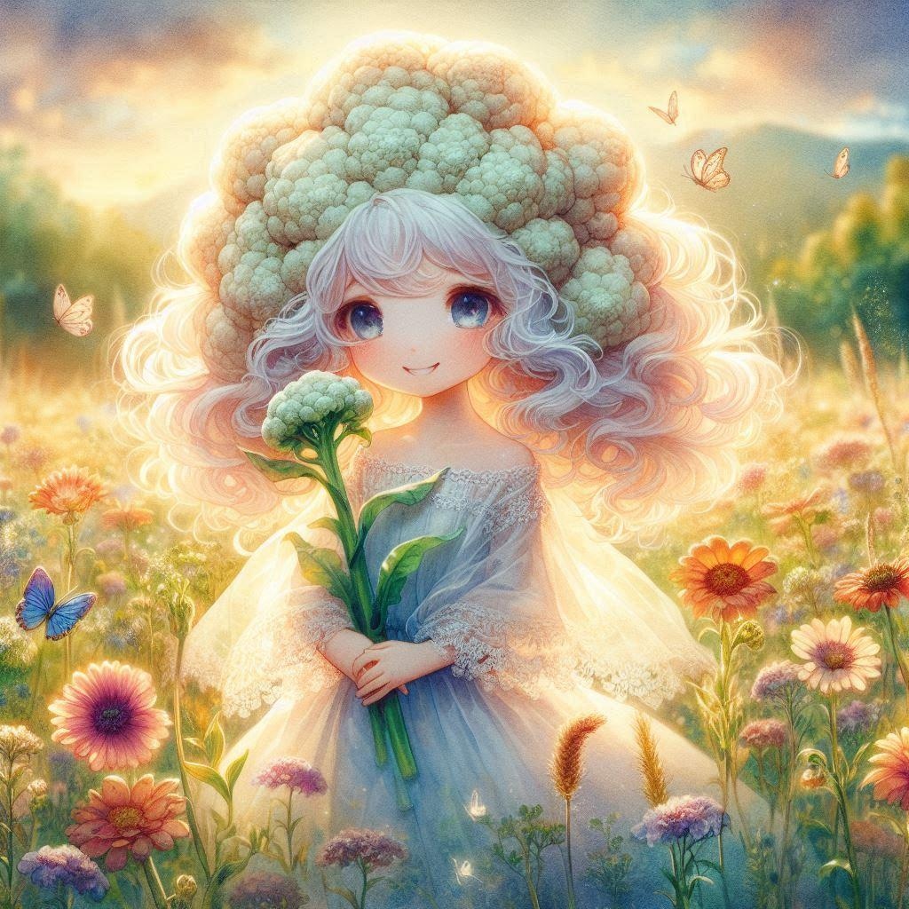 トマトちゃんとお花畑
