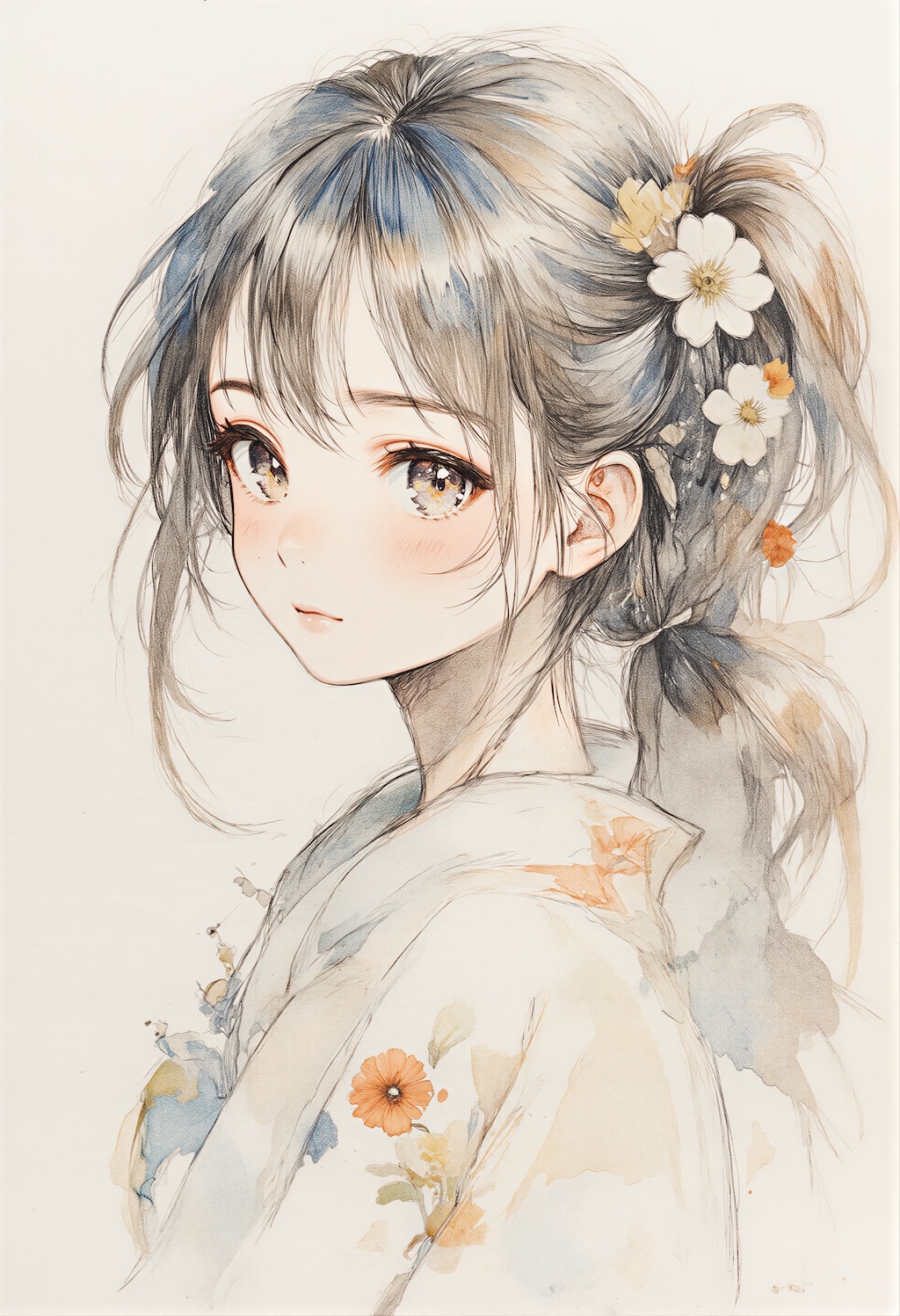 着物の女性 3