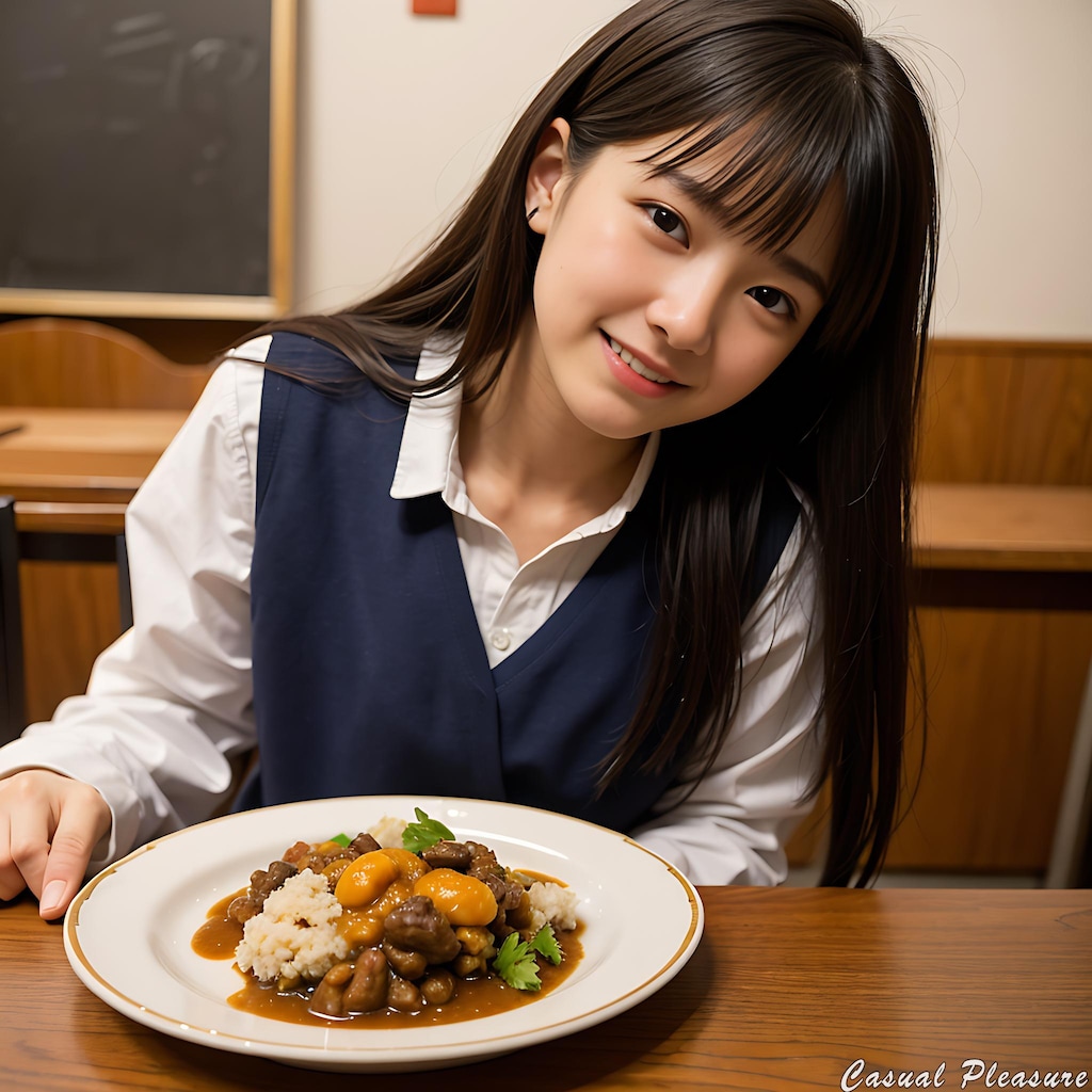 食堂部員の偵察