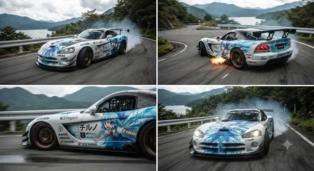 チルノ痛車ダッジバイパー