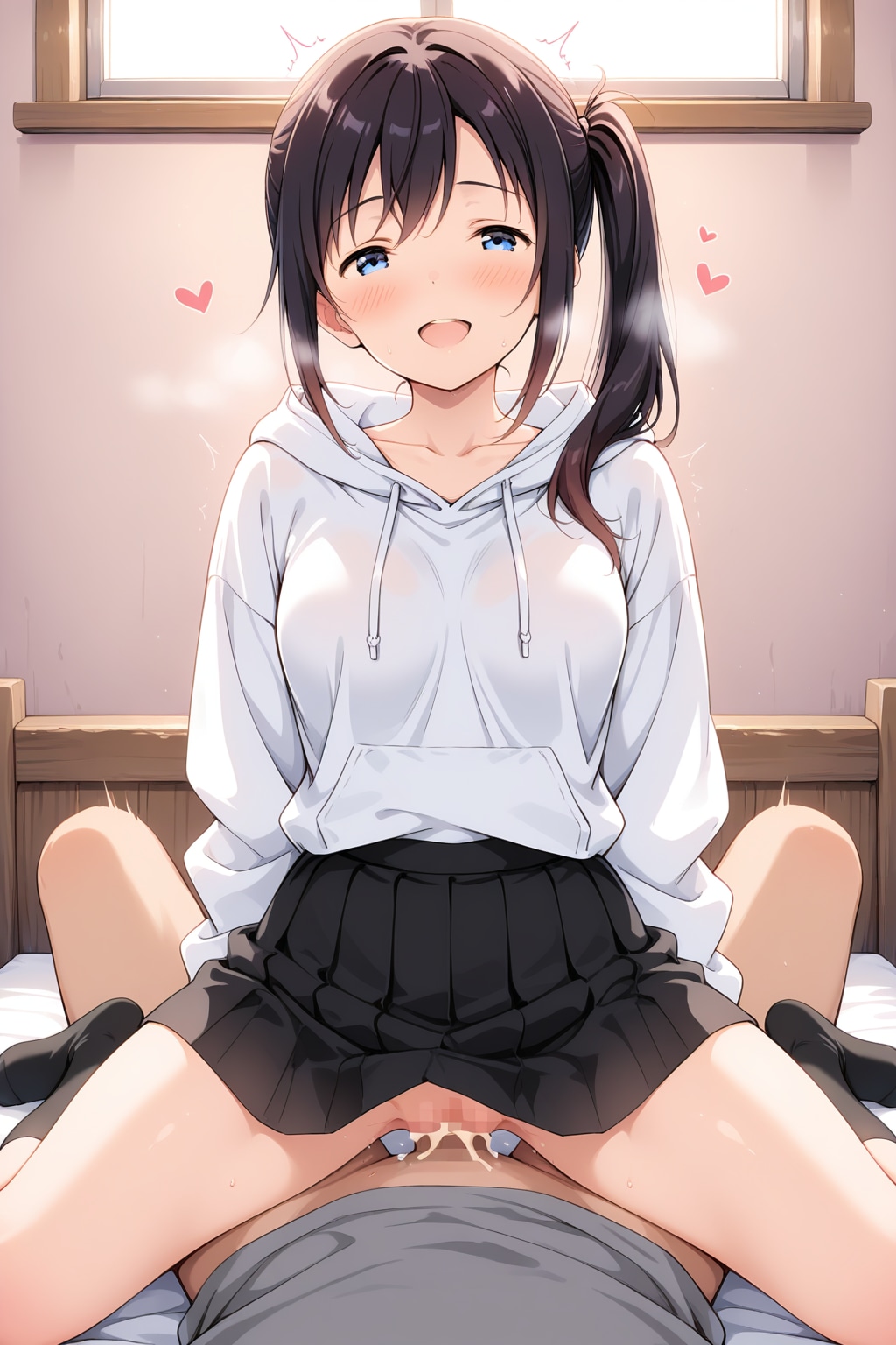 黒髪サイドポニーテールの子の、、、
