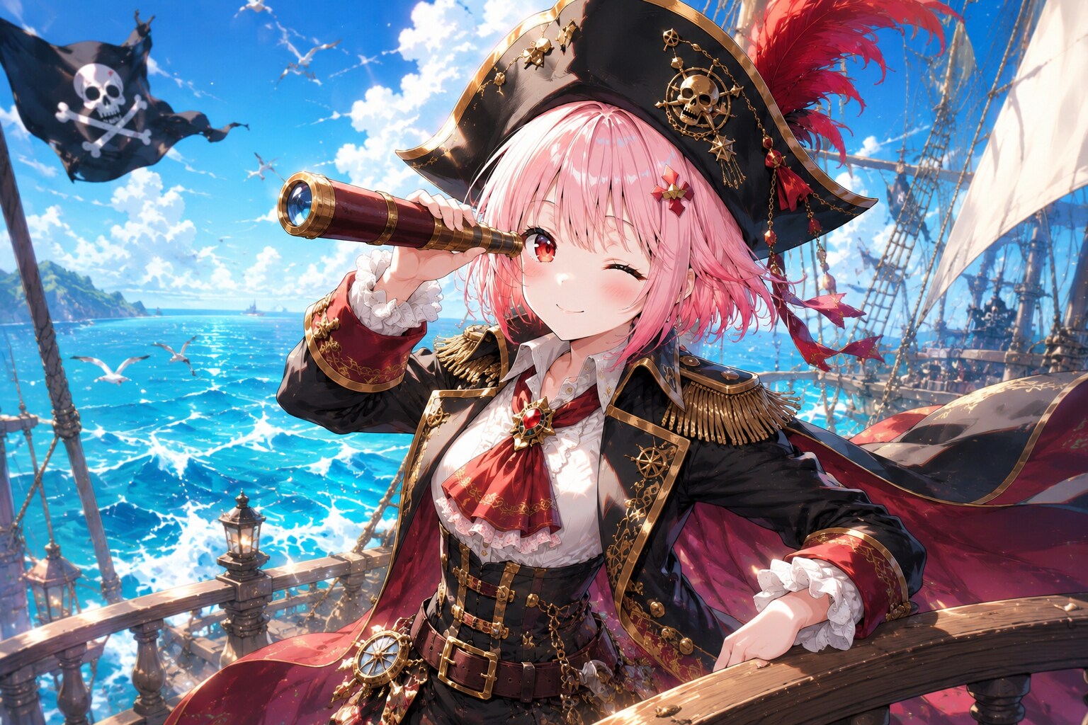 出発進行！✨🏴‍☠️ | の人気AIイラスト・グラビア