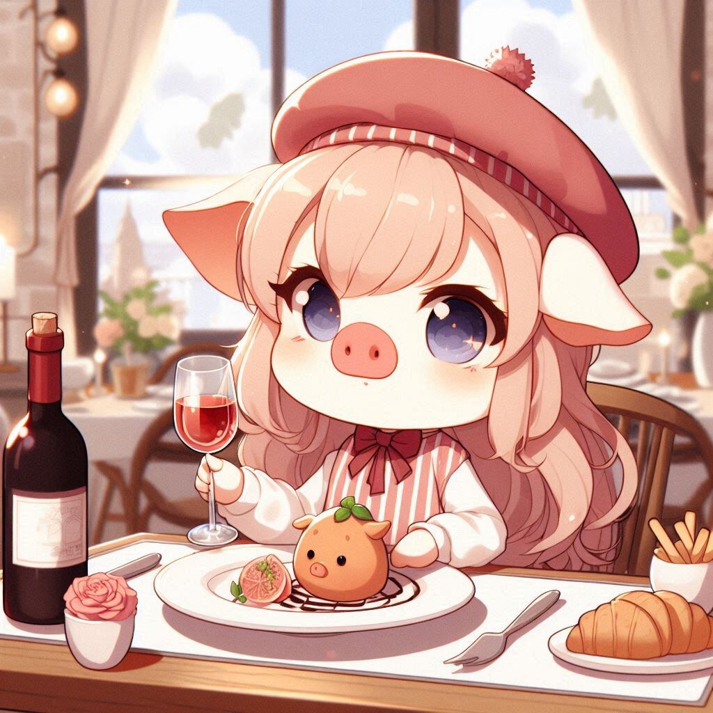 豚耳ちゃんの夕食