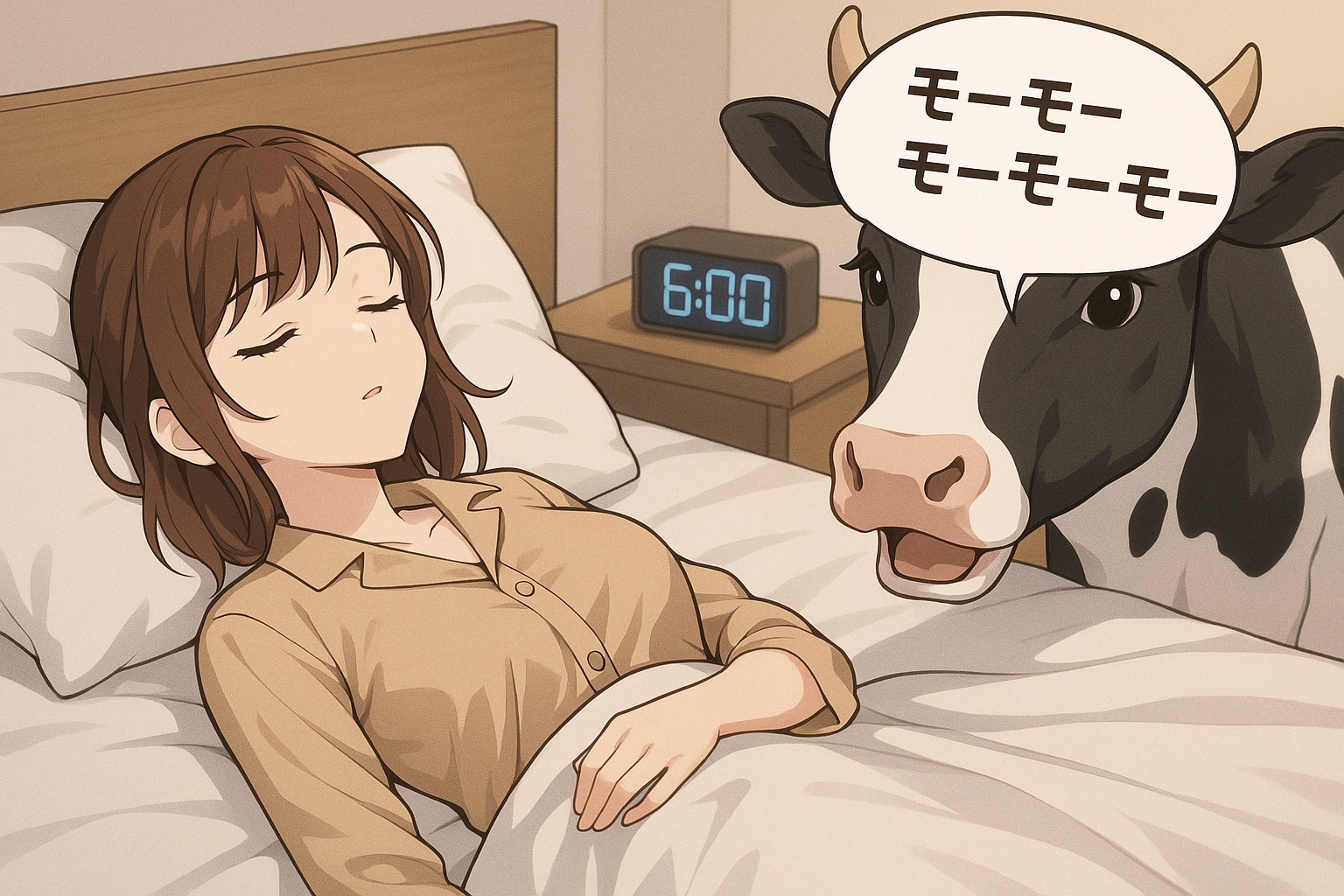 モーニングコール(07/17) | の人気AIイラスト・グラビア