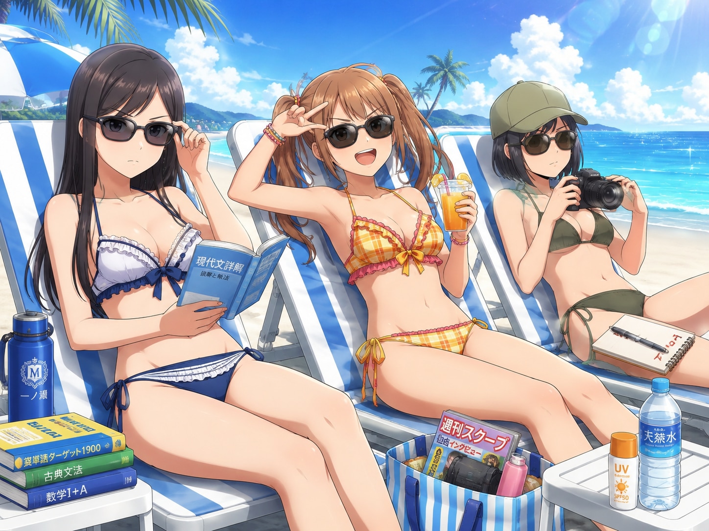３人の夏休み