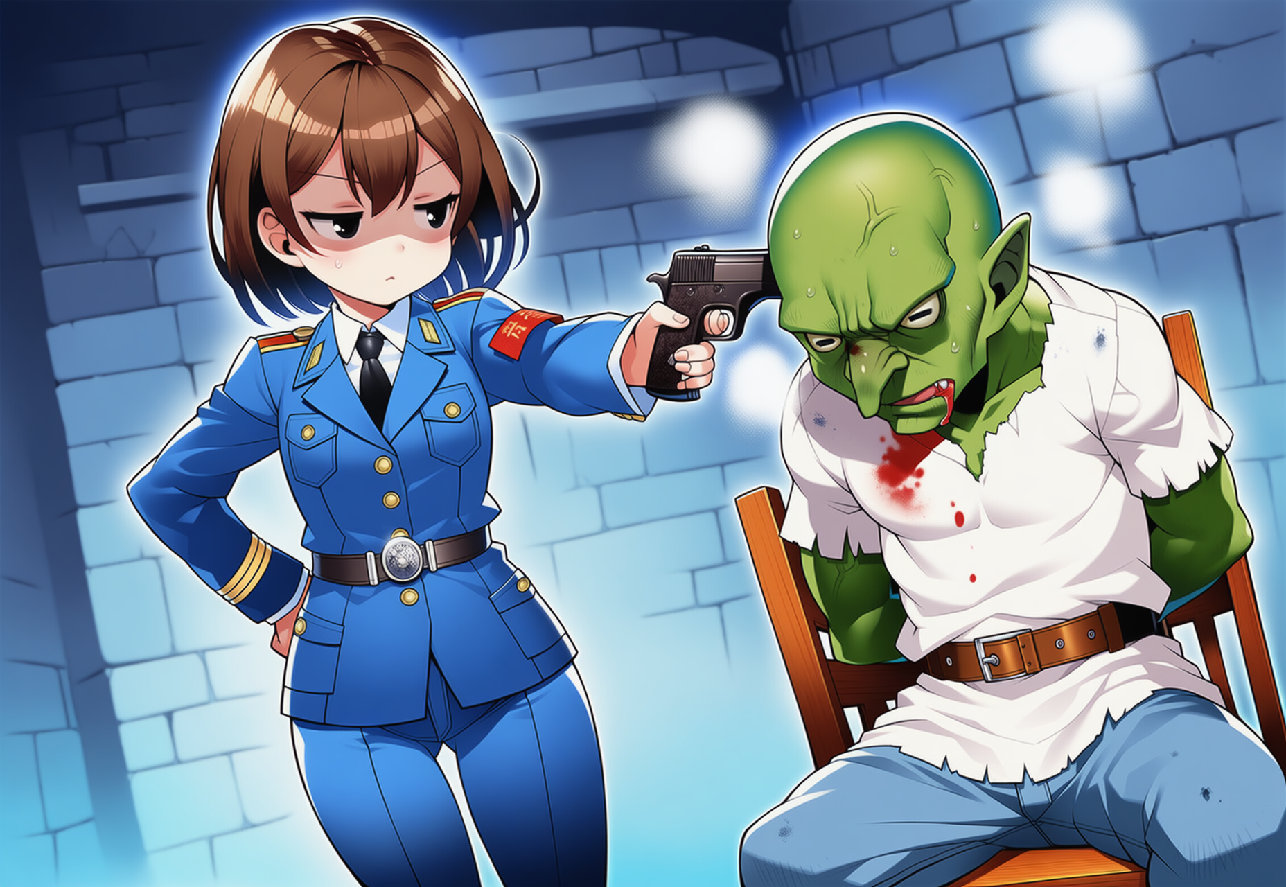 秘密警察さんご | の人気AIイラスト・グラビア