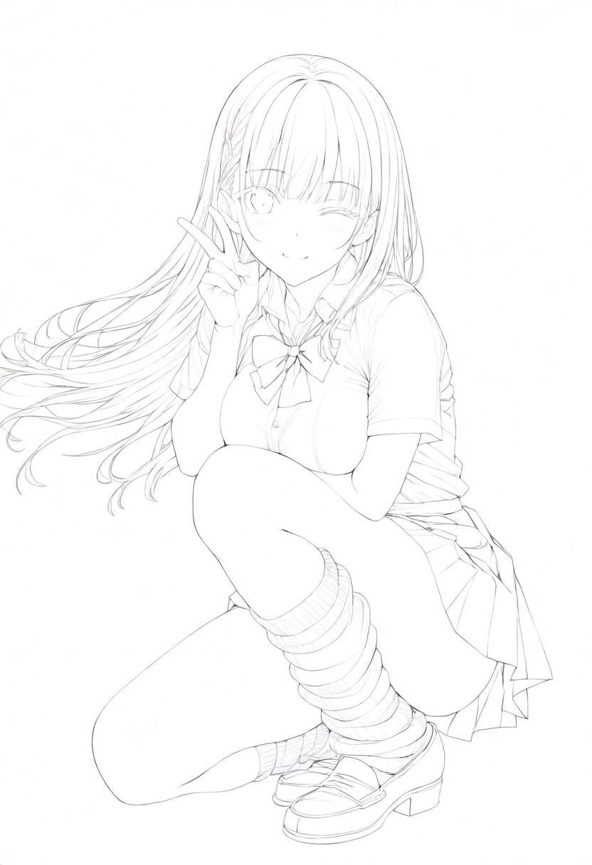 線画遊び | の人気AIイラスト・グラビア