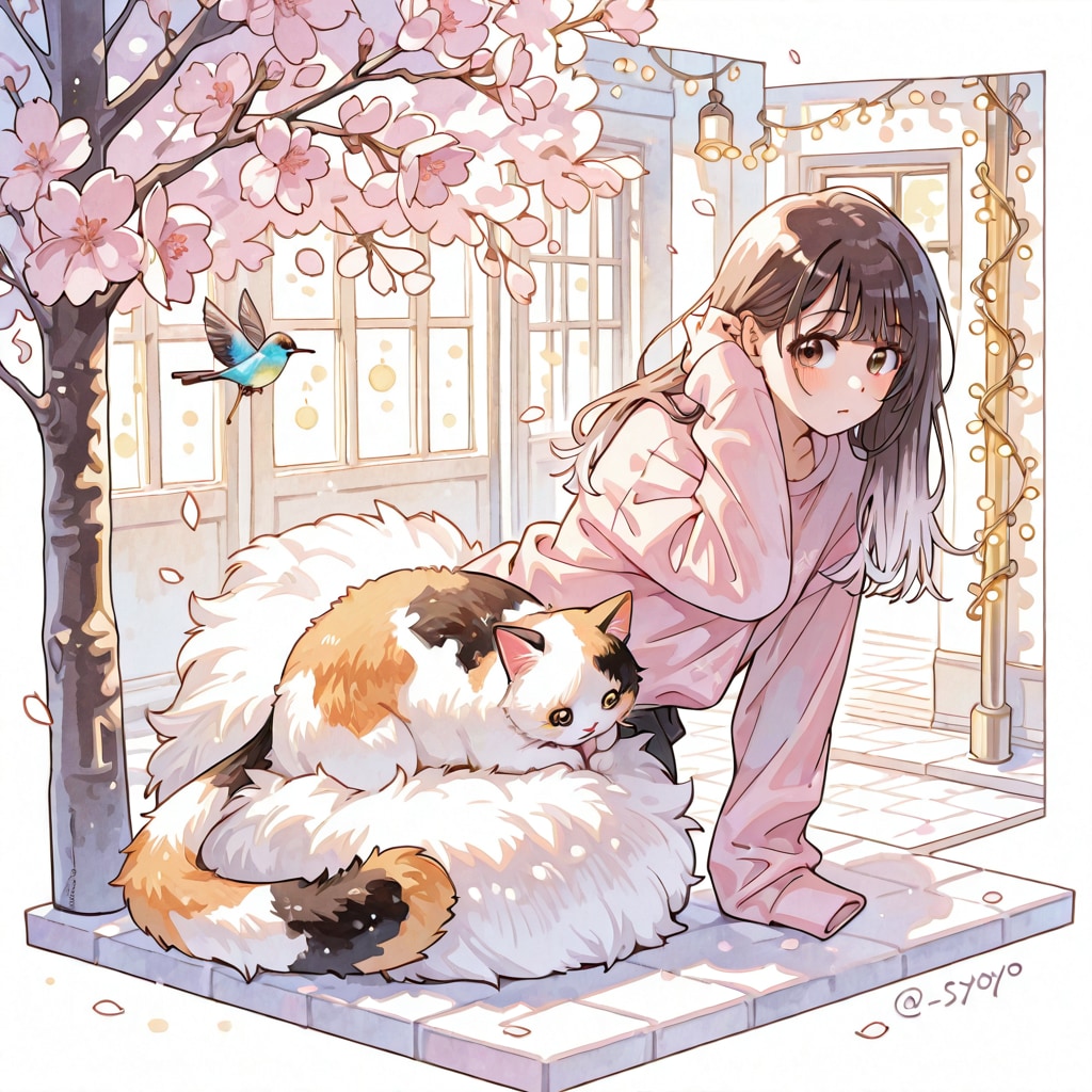 桜咲く公園（６）BONSAI | の人気AIイラスト・グラビア