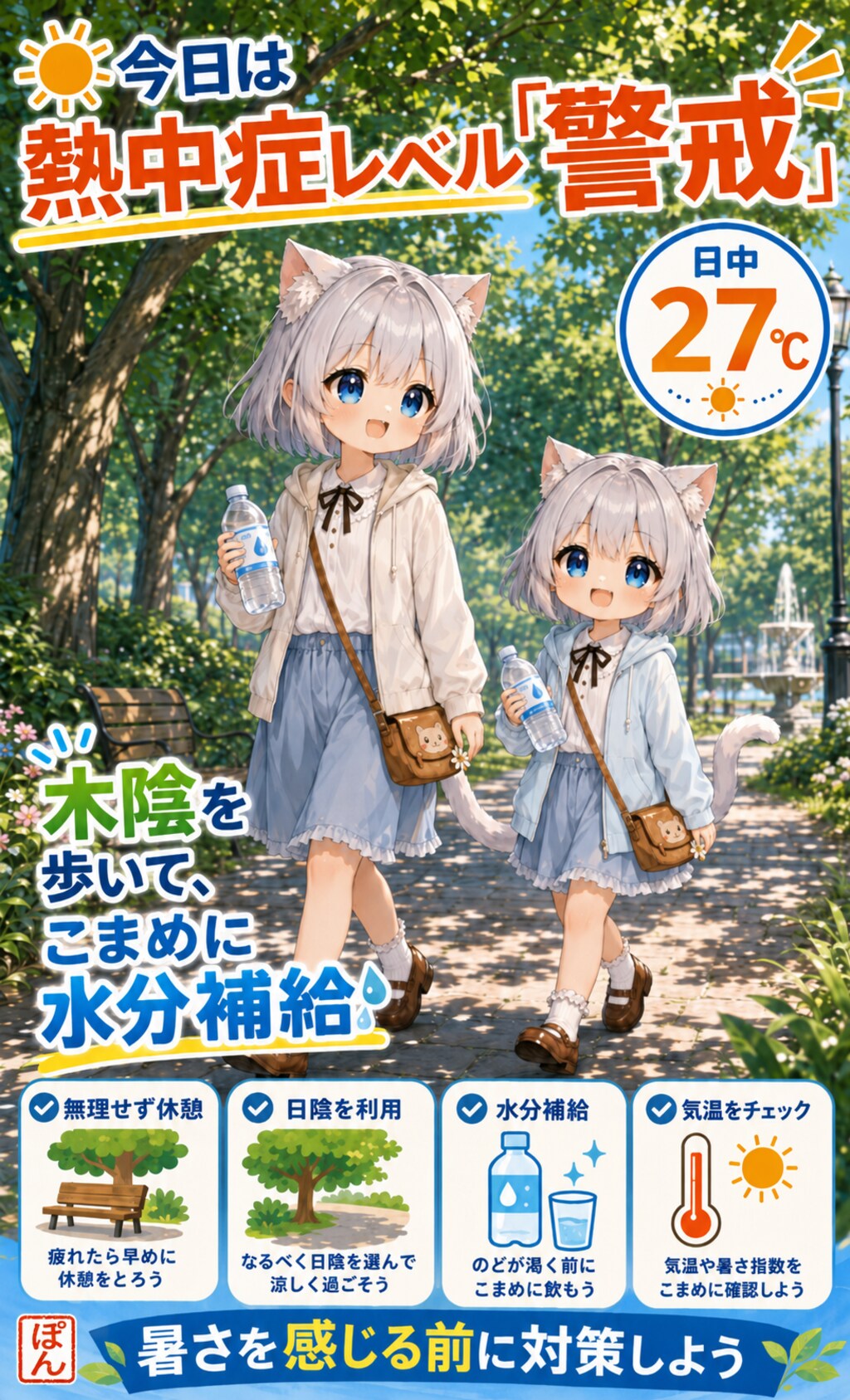 今日は警戒です!