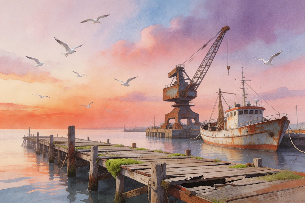 忘れられた港町