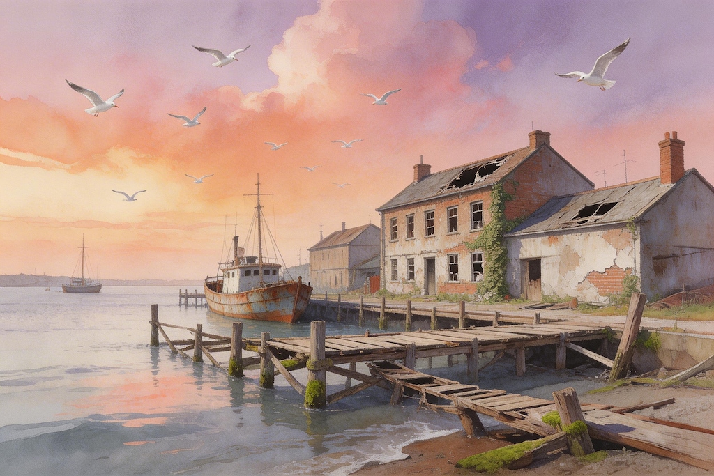 忘れられた港町