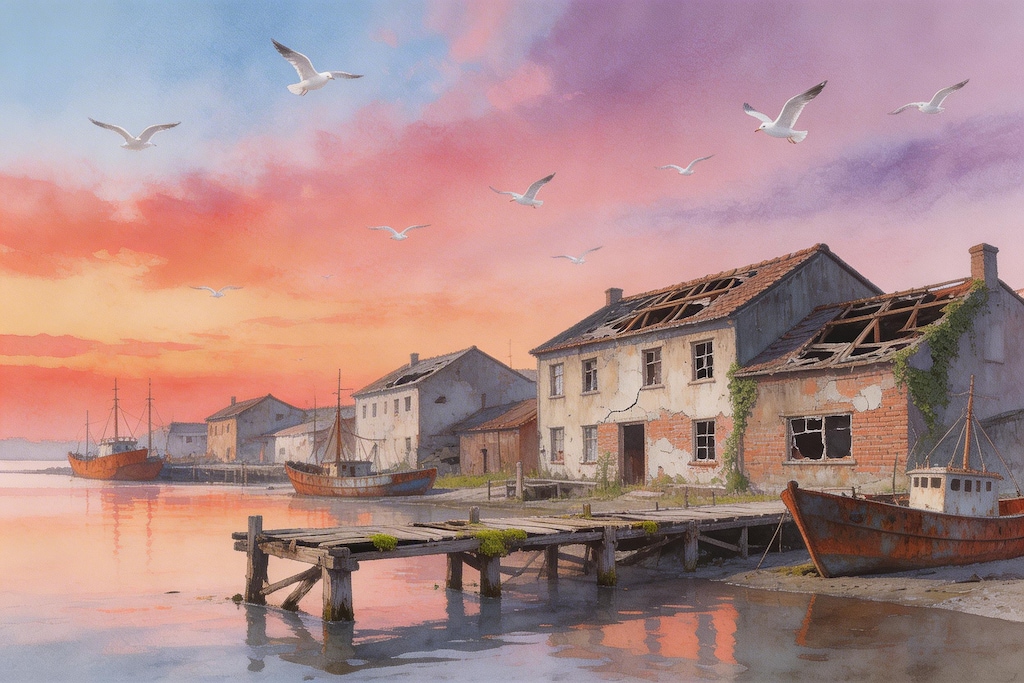 忘れられた港町