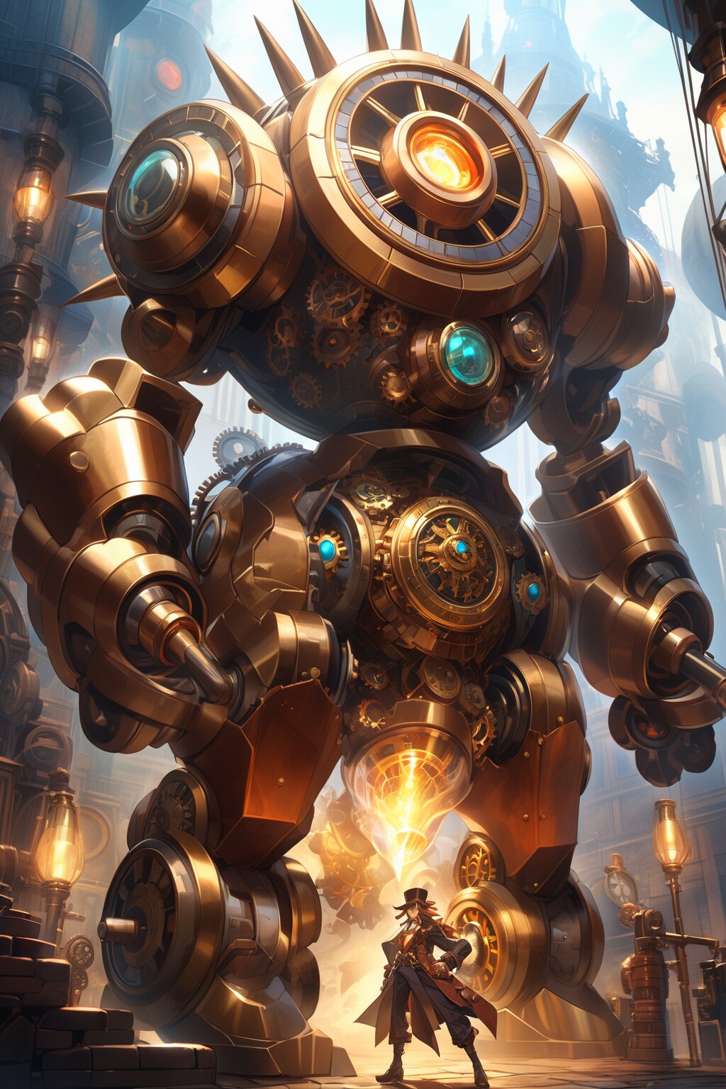 ちちぷい製Antique Gear Golem！