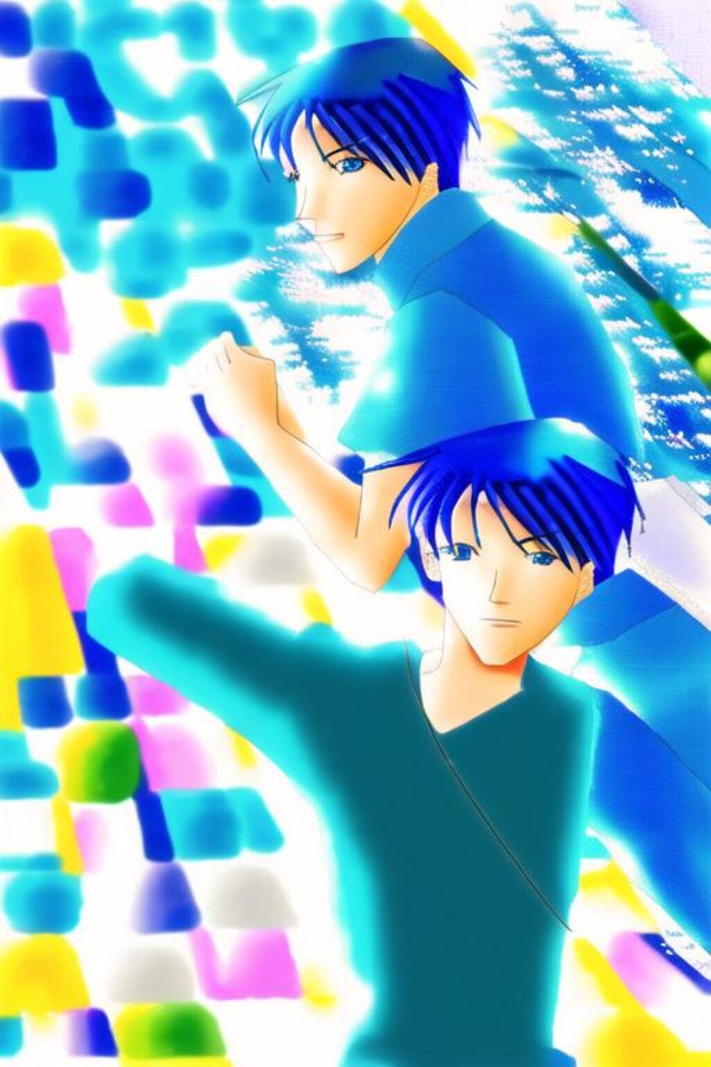 ブルーダリアと伸縮運動