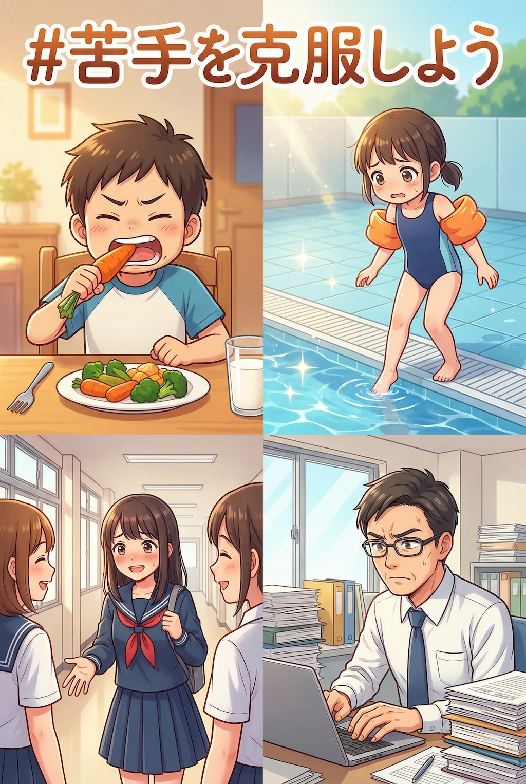 苦手を克服しよう企画バナー