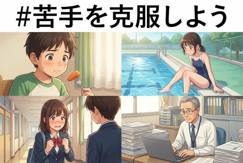 苦手を克服しよう企画バナー