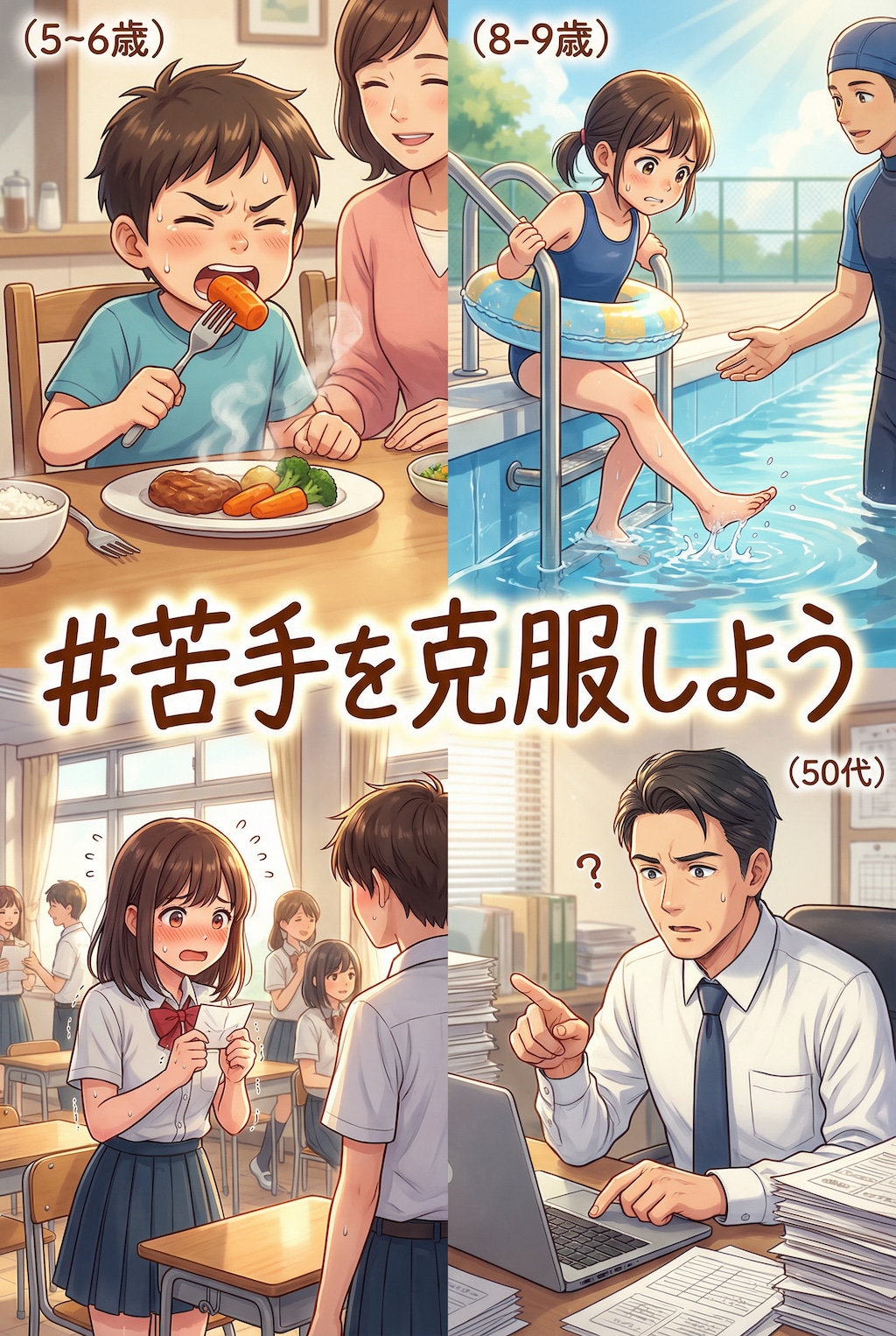 苦手を克服しよう企画バナー