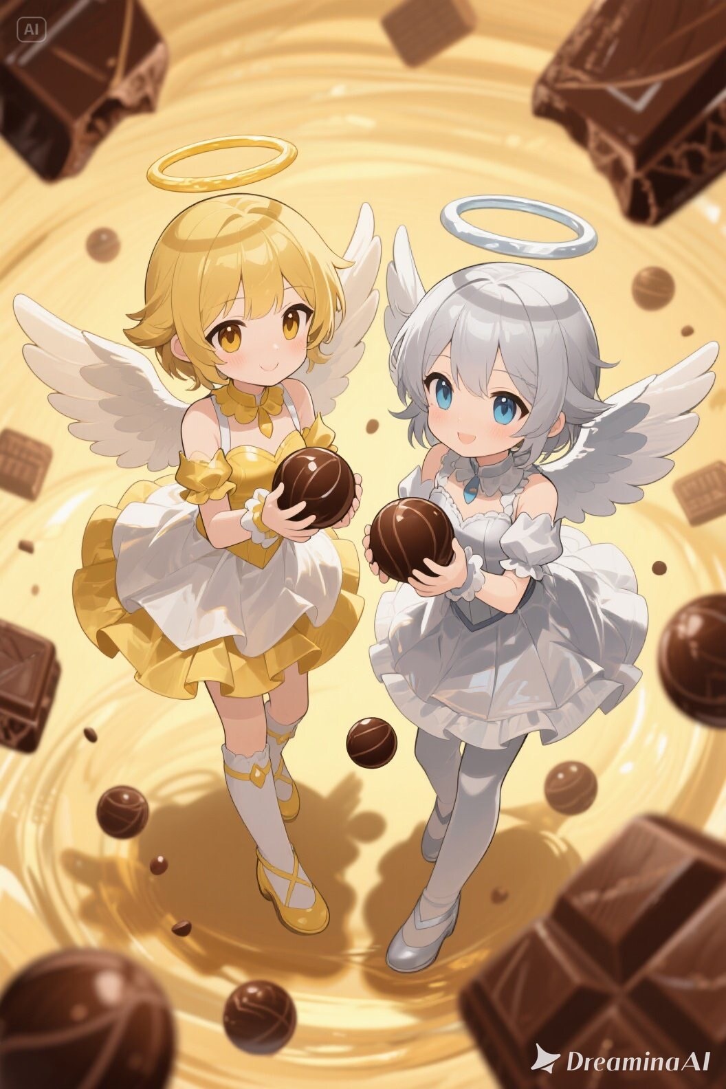 金と銀のエンゼル548 | の人気AIイラスト・グラビア