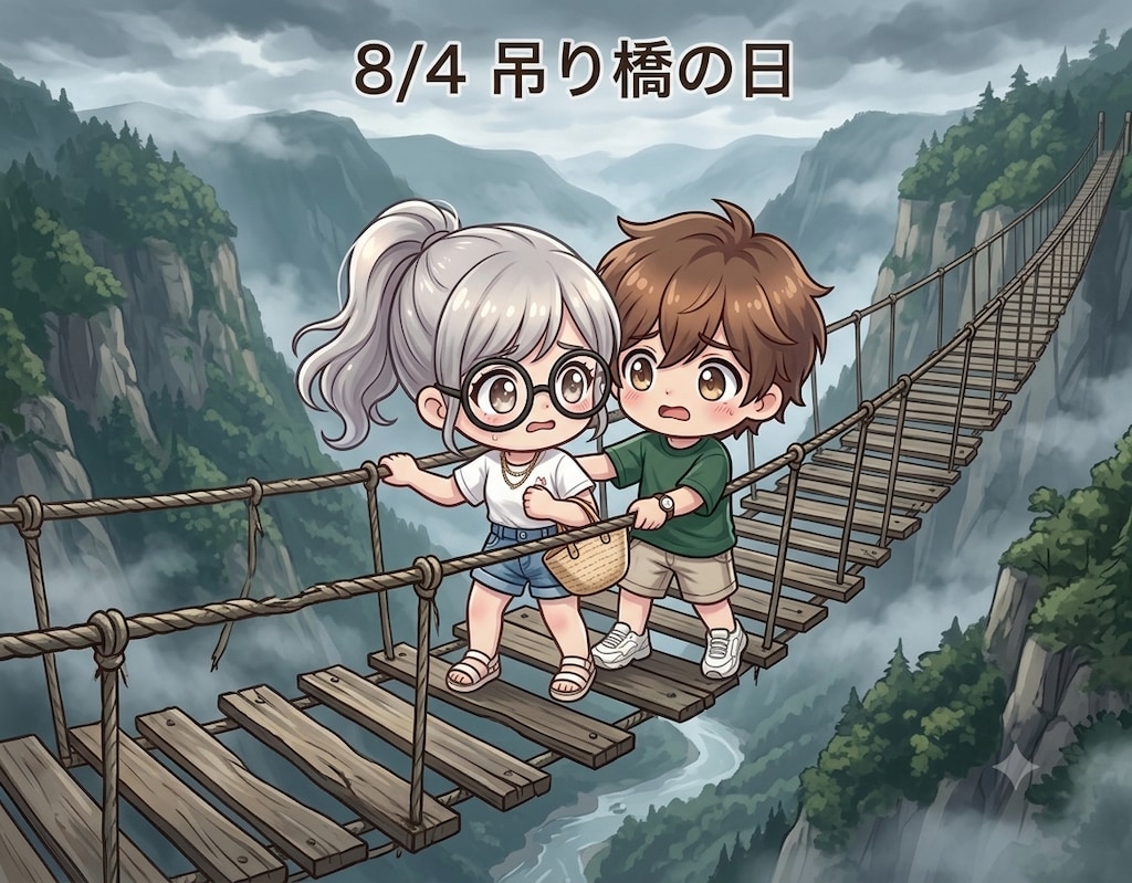 今日は「吊り橋の日」