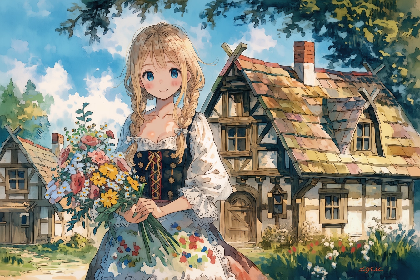 村娘95 | の人気AIイラスト・グラビア