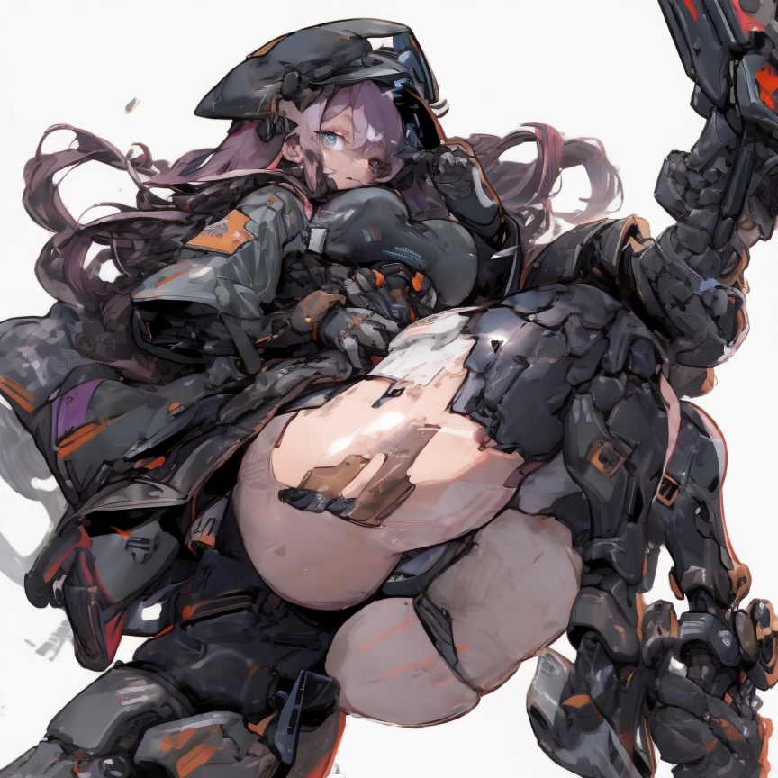 Girl and Robot1099