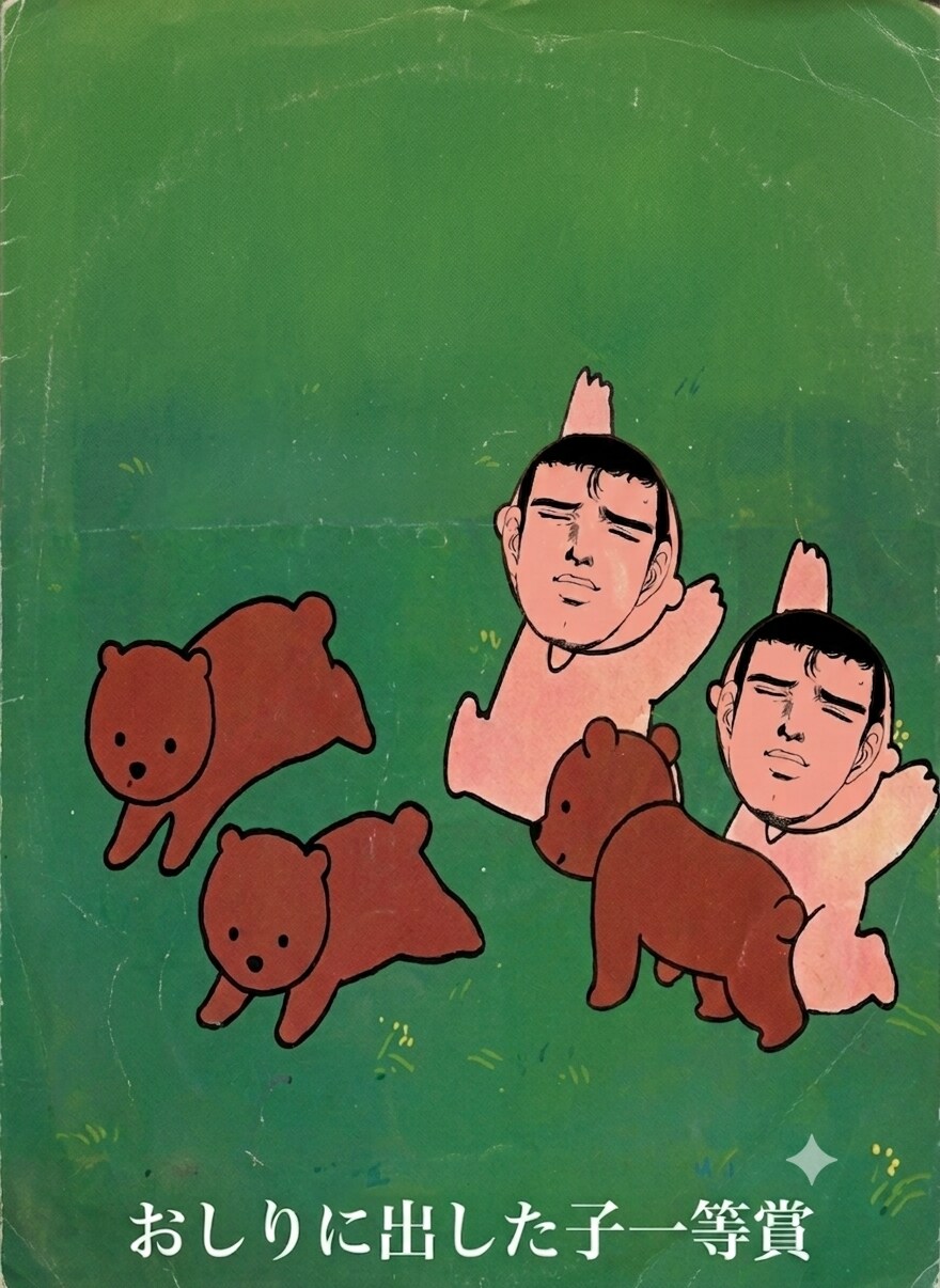 おしりに出した子