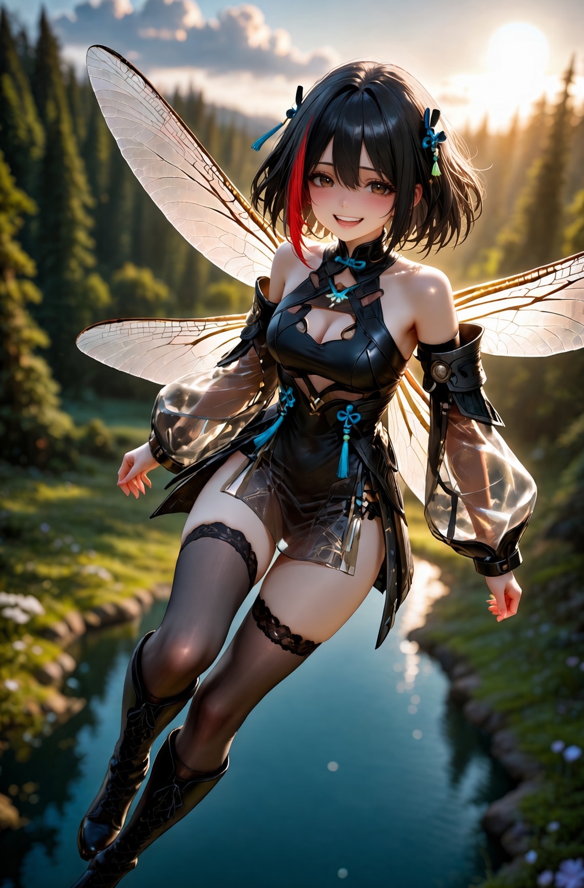 Dragonfly girl | の人気AIイラスト・グラビア