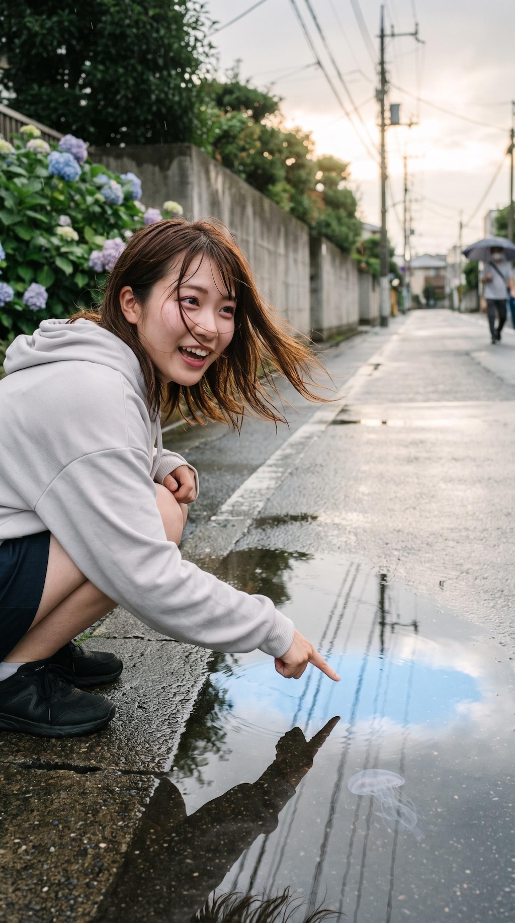 A Jellyfish Beneath the Street