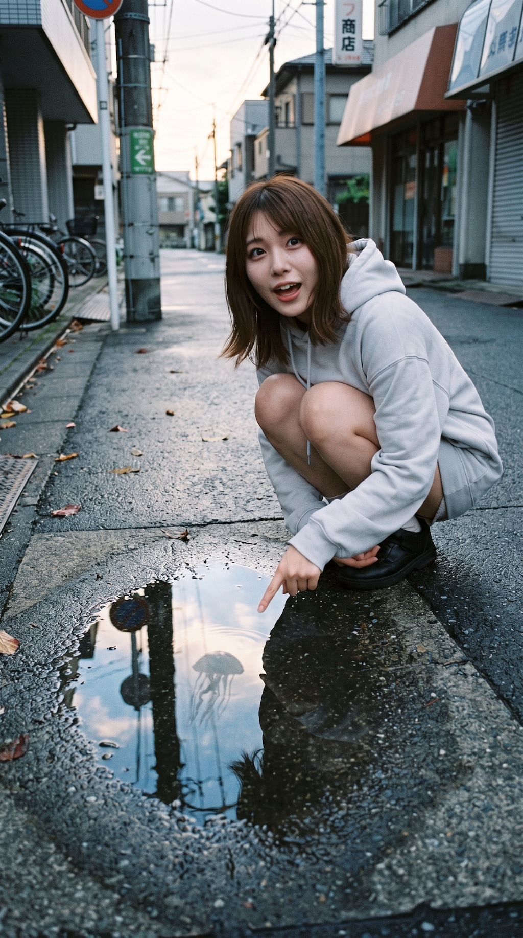 A Jellyfish Beneath the Street