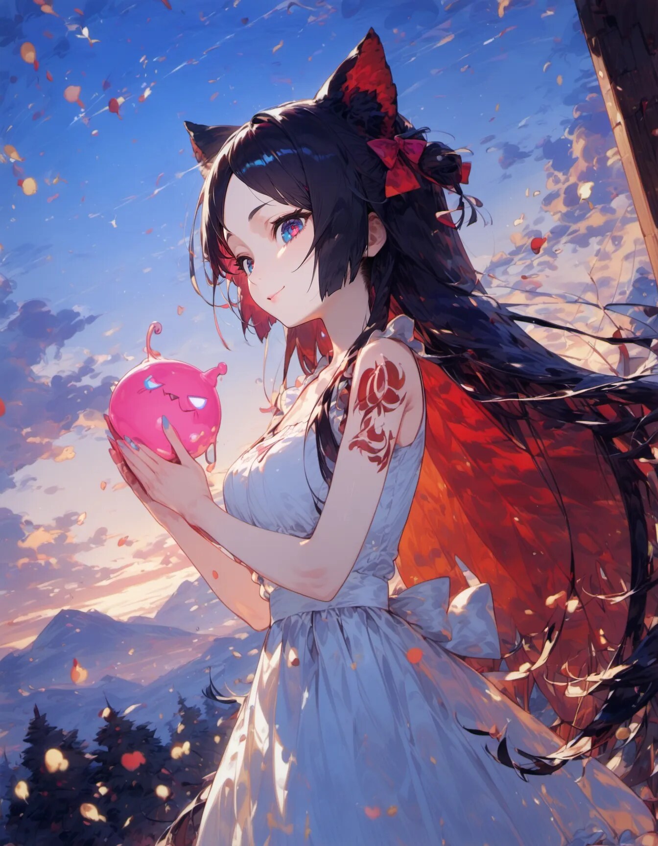 Neko and the Pink Enigma | の人気AIイラスト・グラビア